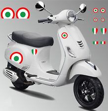 kit 10 adesivi italia tricolore PIAGGIO VESPA GTV GTS P150 primavera sprint px
