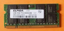 Barrette Ram DDR2 Elpida  2Gb
