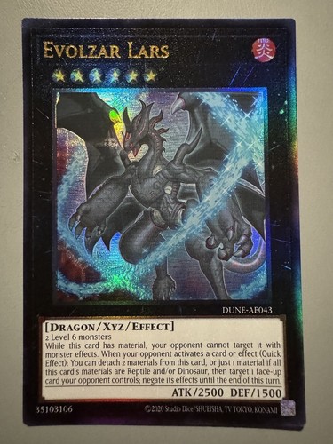 Yugioh evolzar lars asia - yugioh,