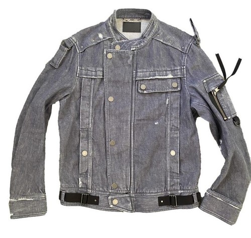 Giacca denim diesel nero oro - nero,