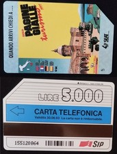 Scheda Pagine Gialle - G 168 - L. 5.000 - usata