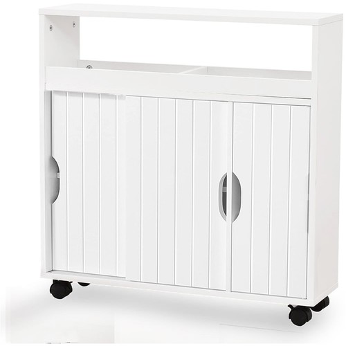 Mobiletto bagno ruote ante - 4,