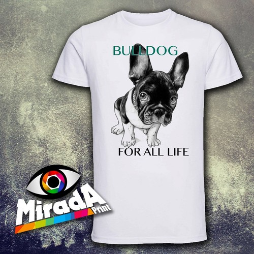 Shirt maglietta bulldog - t-shirt,