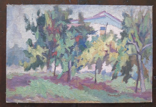 Antico dipinto olio - dipinto,