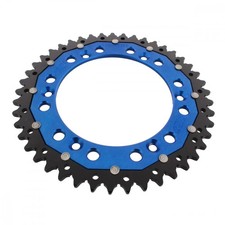 Pignone alluminio blu 45 denti