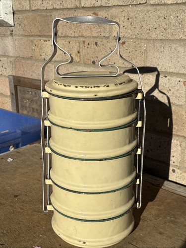 Scatola tiffin vintage - scatola,