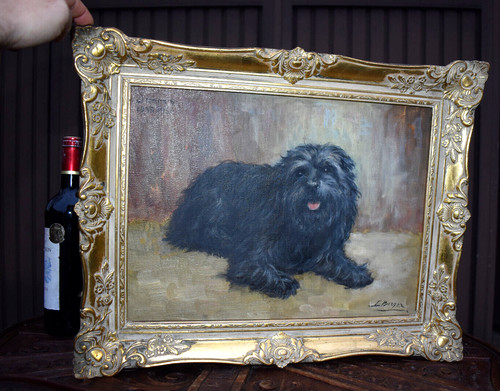 Dipinto olio tela ritratto - su,