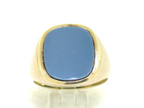 Anello sigillo oro giallo 585 - sigillo,