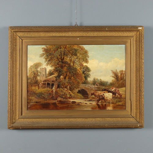 Dipinto antico paesaggio - antico, con