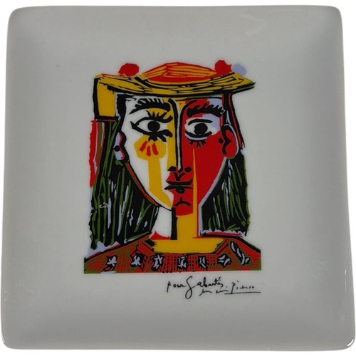 Piatto quadrato ceramica