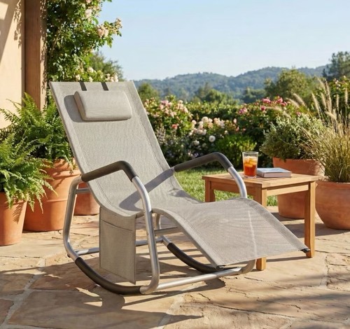 Sedia sdraio dondolo lettino - sedia, a