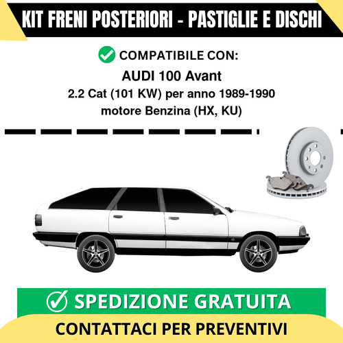Kit freni posteriori - kit, audi