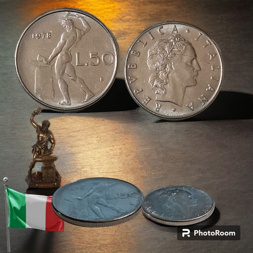 Moneta lire vulcano - 50,