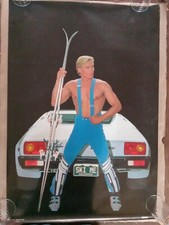 Ski Me Poster Vintage Uomo Lamborghini Colorado Poster