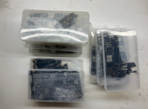 Damaged iphone motherboards - damaged,