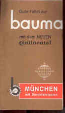 Bauma 62 -CARTINA GEOGRAFICA- MUNCHEN MIT DURCHFAHRTSPLAN - in tedesco- C10