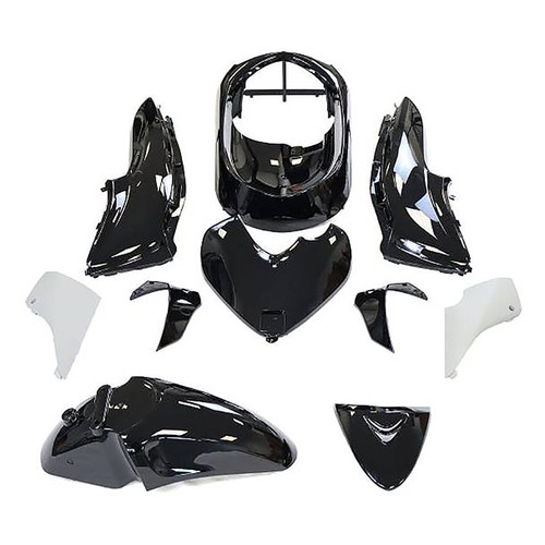 Kit carene nero lucido 10pz - kit,