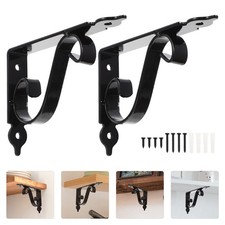  2 Sets Reggi Mensole Da Muro Supporto Mensola Staffe Di Scaffale Triangolo