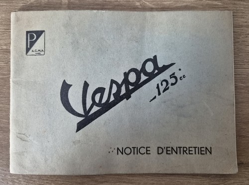 Vespa 125 acma maintenance - 125,
