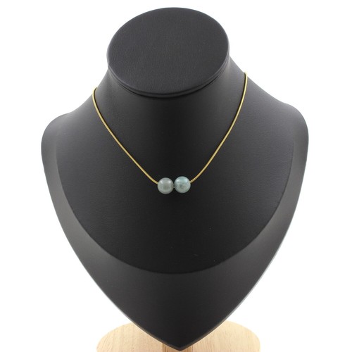 Collana perle giada mm - collana,