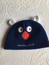 Colmar/Colmarino Cuffia in pile blu con occhi e orecchie.Taglia 9/181