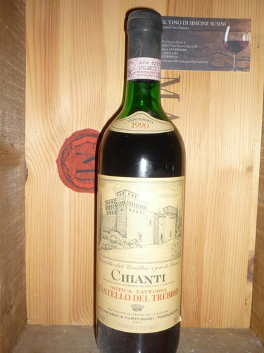 Chianti 1990 castello del - chianti,