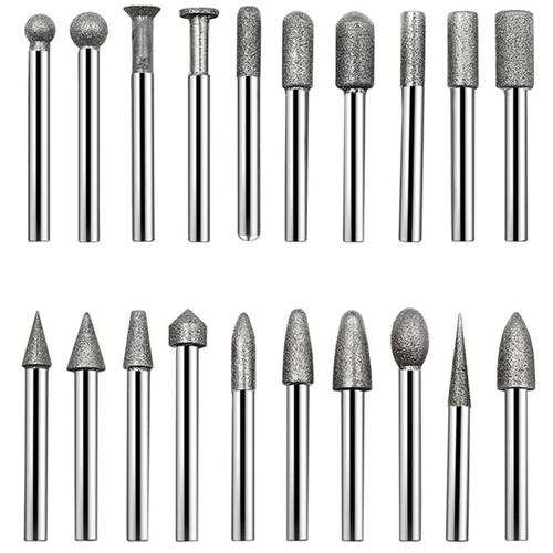 Punte diamantate cilindriche - diamantate,