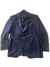 Blazer Cesare Attolini BESPOKE Super anni 200 REGALO DEI RE lana, spalla a cascata