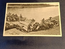 Foto militare tedesca cartolina ww2 pionieri elmetto maschera antigas  N3.1-3