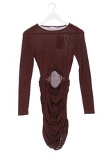 DILVIN Abito a maniche lunghe Donna Abito Taglia IT 40 marrone elegante