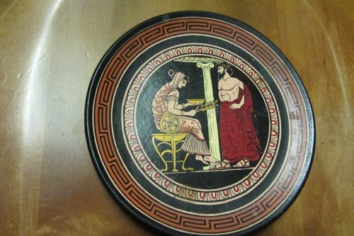 Oracolo delfi antico piatto - delfi,