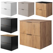 Armadio Armadietto Bagno Lavandino Lavabo Sottolavabo 60 cm FLOW - Con Piano