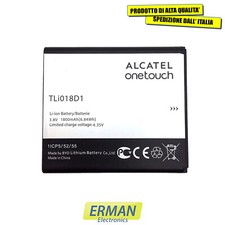 BATTERIA ORIGINALE ALCATEL ONE TOUCH D5 TLI018D1  OT 5038D 1800 mAh 
