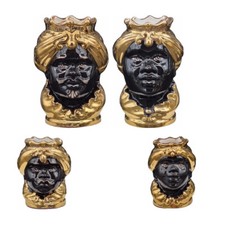 TESTE DI MORO ORO CERAMICA VERUS VARIE MISURE