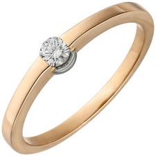 Solitaire Anello IN 585 Oro