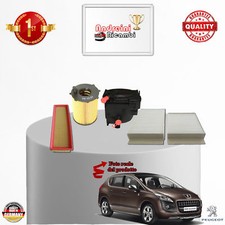KIT TAGLIANDO 4 FILTRI PEUGEOT 3008 1.6 HDI 80KW 109CV DAL 2009 ->