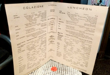 Menù 1967 Transatlantico Raffaello Nave Crociera Mediterranea SHIP Navigazione