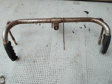 manubrio fregio  Touring by Bianchi epoca 1938 nichelato