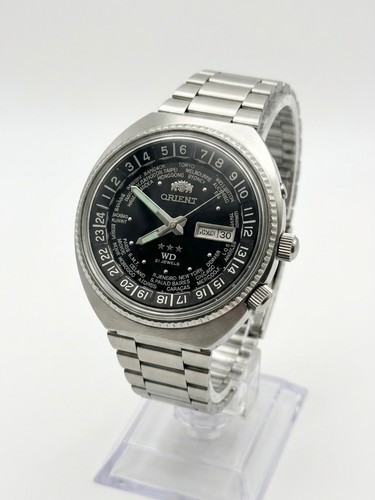 Raro vintage orient world time - vintage,