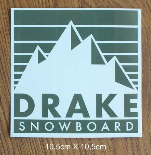 Adesivo drake snowboard - adesivo,