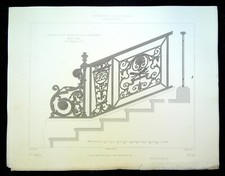 Antica incisione rampa - antica,