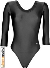 BODY BAMBINA ELASTICIZZATO GIMER GINNASTICA ARTISTICA - cod. 5/099-04 col. nero