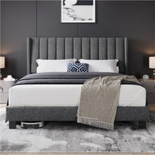 Letto imbottito matrimoniale - letto,