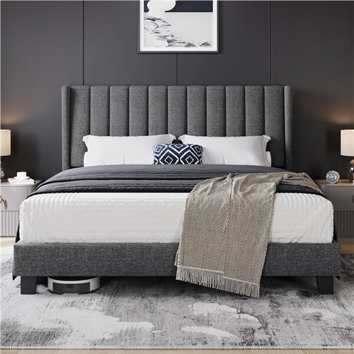 Letto imbottito matrimoniale - letto,