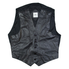 Quadro Gilet Da Biker In Pelle