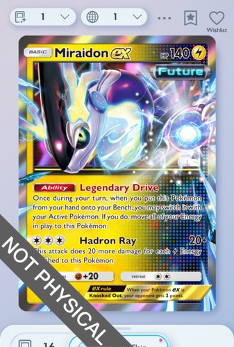 Pokemon tcg pocket miraidon - tcg,