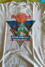 T Shirt MANICA CORTA Hard Rock Cafè REYKJAVIK  taglia M VINTAGE 1994  LIMITED ED