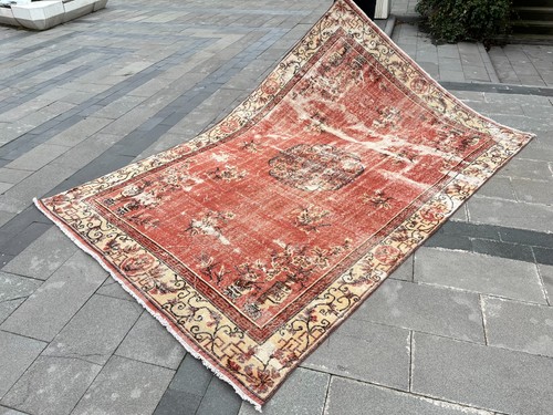 Tappeto turco vintage 7x10