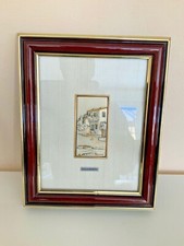 Quadro Cornice  Bassorilievo in oro e argento 925 Paolo Rossini - Marina