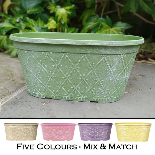 Vaso ovale plastica per - vaso,